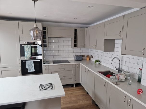 Wooburn Green home improvement project with stylish kitchen and bi-fold doors